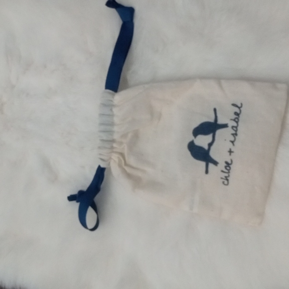 Chloe+Isabel Drop Earrings Northern Lights Blue Mother of Pearl Abalone Rhodium - Picture 5 of 5